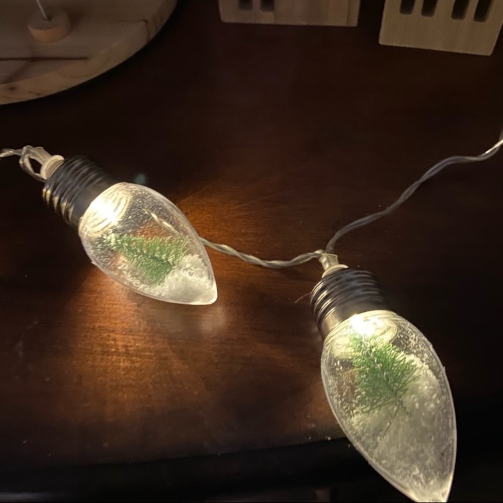 Target 2021 snow globe string lights brand new